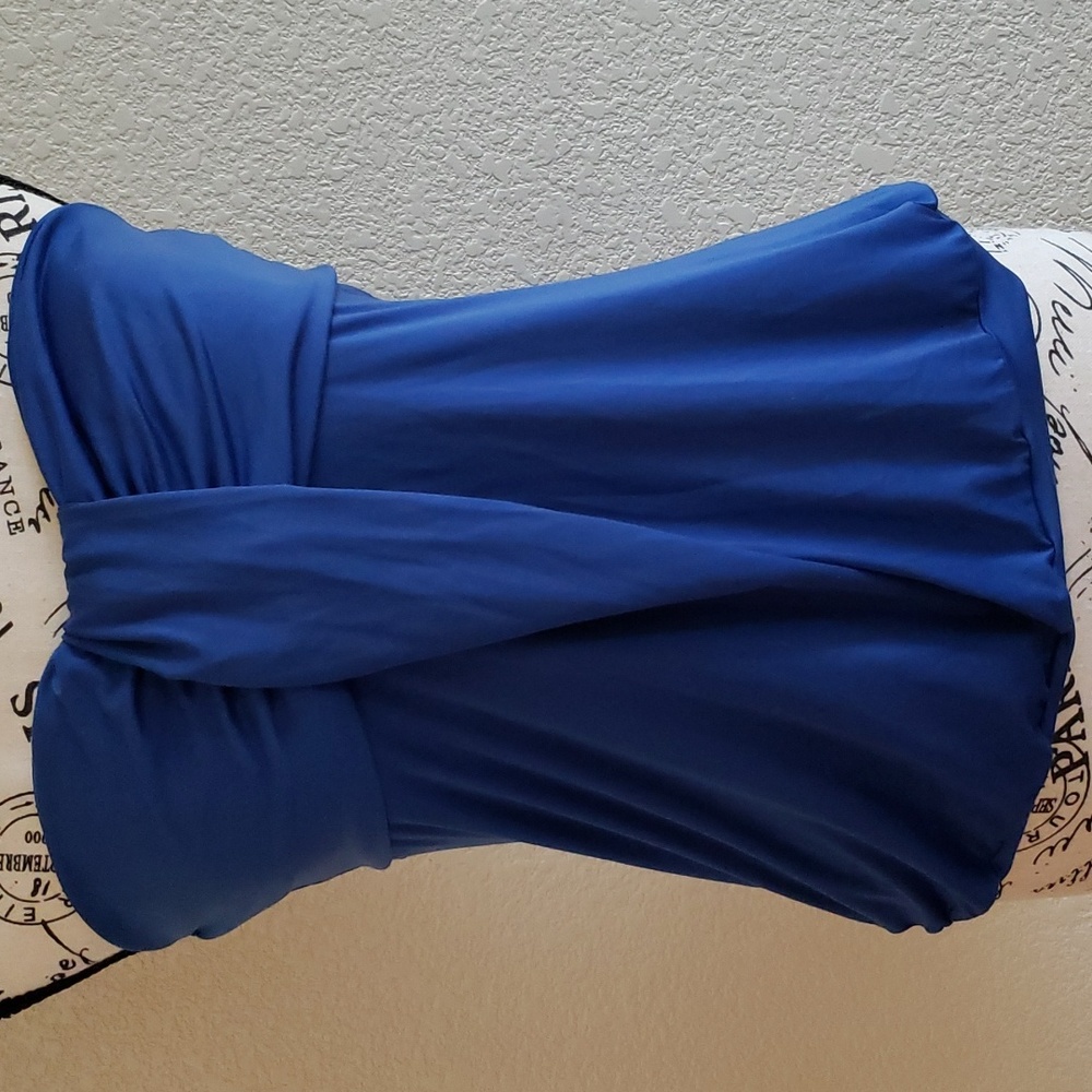Wet Seal strapless Blouse EUC - Picture 5 of 6